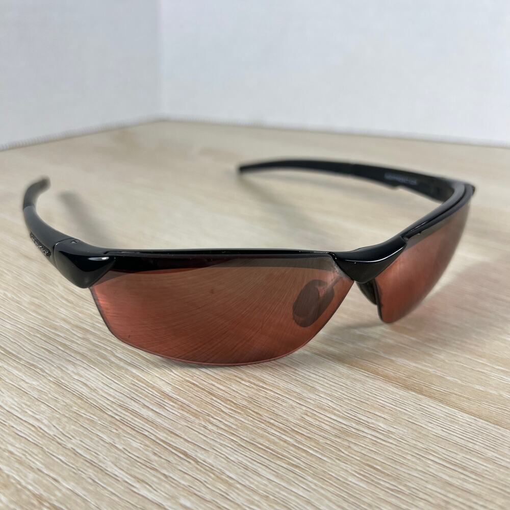 Rudy Project Hyde SN 93 37 42 Sunglasses Red Tinted Lenses Black Made in Italy